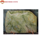 Kundengebundene Größen-Jade-Onyx-Platte, grüne Onyx-Marmor-große Platte für Couchtisch