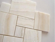 Elfenbein-Onyx-Platten-Mosaik-Wanne innerhalb weißer des Fliesen-Entwurfs-erstklassigen weißen Onyxes
