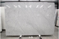 Weißer Marmor Baumaterial-Carraras zurechtgeschnitten für Inneneinrichtung