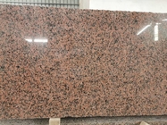 Polierter abgezogener Ahornblatt-roter Granit-Stein deckt für Wand mit Ziegeln