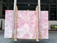 Hintergrundbeleuchtete Eiszeit-Onyx-Marmor-Wand lichtdurchlässiger Crystal Pink Onyx Countertop