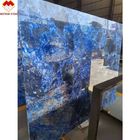 Natürliche blaue Terrazzo-Ozean-Marmor-Stein-Platte kundenspezifische Terrazzo Countertops