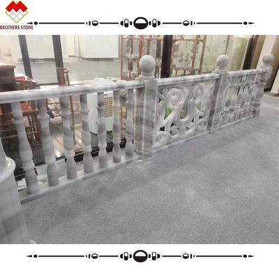 Gute Marmorstein-Handrählerbalustrade für Veranda und Balkon