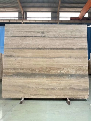 12x24 Zoll Größe Graue Venen Beige Travertin Bodenplatte in gutem Stil im modernen Design