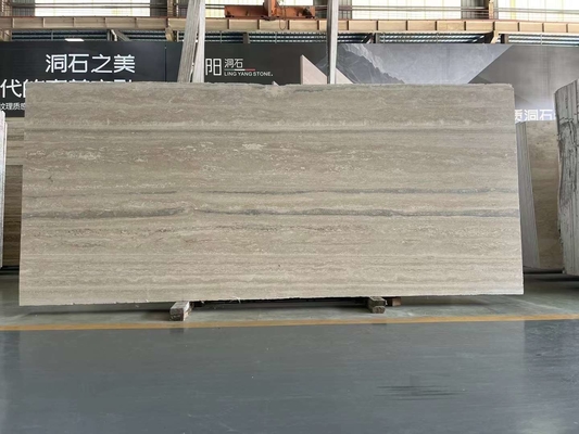 12x24 Zoll Größe Graue Venen Beige Travertin Bodenplatte in gutem Stil im modernen Design