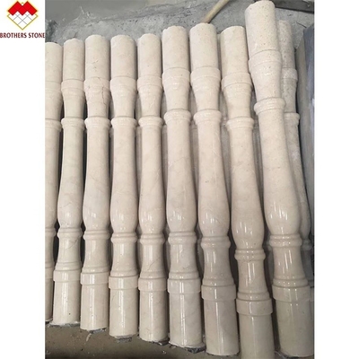 Weiß Onyx Marmorstein Granit Geländer Handränder Balauster Balustrade für Treppe in der Wohnung