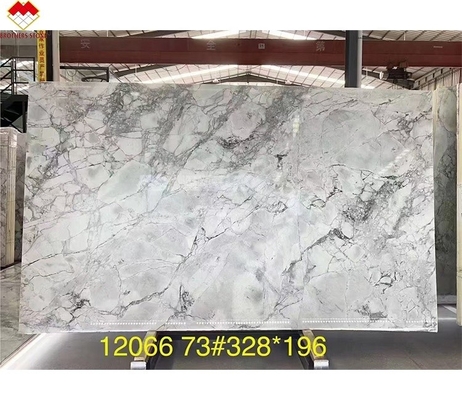 Brüder Stein Moderne Calacatta Borghini Weißmarmor Quarzit Platte für Villa Boden