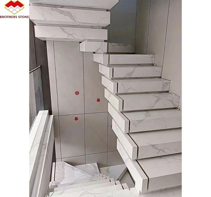 Innere Wohnmöbel Treppe Schritt Licht Design mit modernem künstlich gesintertem Stein