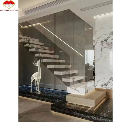 Maßgeschneiderte Sintersteintreppen für Luxus modernes Design in verschiedenen Farben