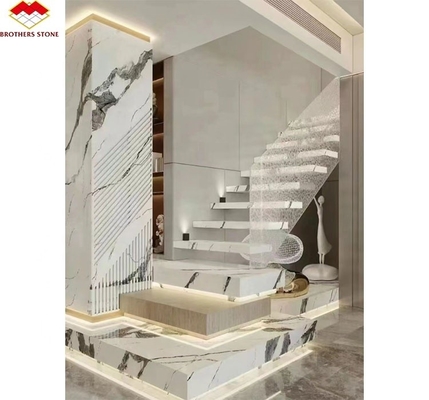 Maßgeschneiderte Sintersteintreppen für Luxus modernes Design in verschiedenen Farben
