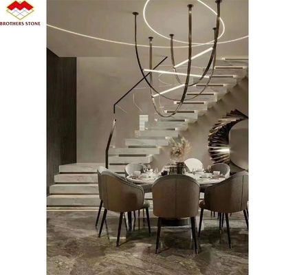 Maßgeschneiderte Sintersteintreppen für Luxus modernes Design in verschiedenen Farben