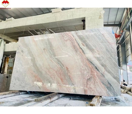 18 20 mm Dicke Pink Stone Slabs Die perfekte Wahl für Arbeitsplatten und Wandplatten