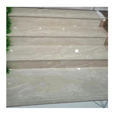Customized Metall Glas Porzellan Fußbodenfliesen Schiebefeste Marmor Aussehen perfekt für Treppen