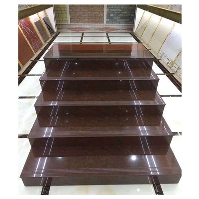 Customized Metall Glas Porzellan Fußbodenfliesen Schiebefeste Marmor Aussehen perfekt für Treppen