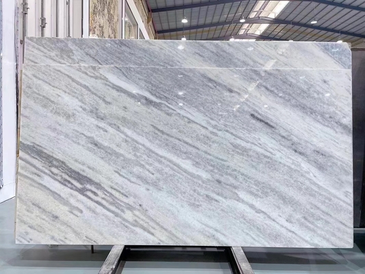 Brasilien Blau-Kristall-Quarzit-Marmor-Stein-Hintergrundbeleuchtung-Slab für moderne Vanity-Schreibtisch
