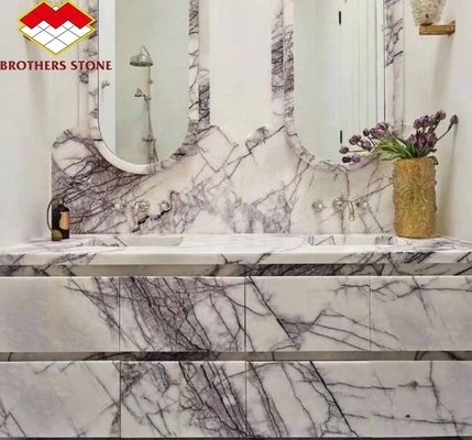 Natürlicher Stein für die Treppe Moderne Duft Schnee Pflaume Haus Stein Form Große Platte