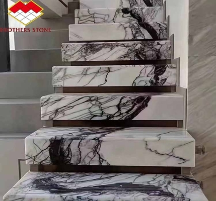 Natürlicher Stein für die Treppe Moderne Duft Schnee Pflaume Haus Stein Form Große Platte