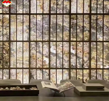Durchsichtige Flexible Steinplatten Schieferbleche für moderne Hotel-Villa-Innenarchitektur