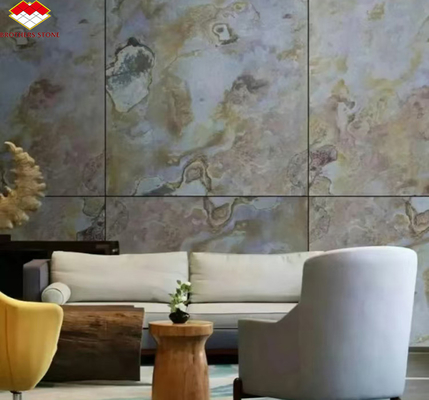 Innenausstattung Grafikdesign Naturflexibler Stein Veneer Panel Wandverkleidung Fliesen