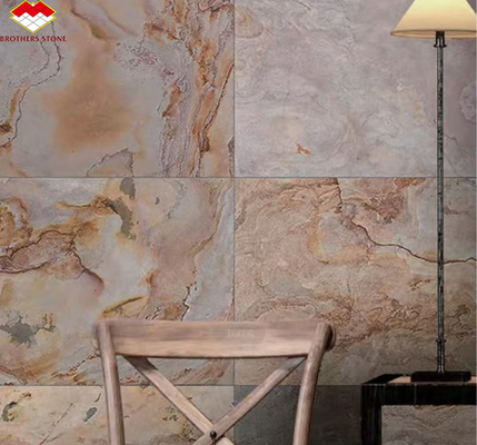 Innenausstattung Grafikdesign Naturflexibler Stein Veneer Panel Wandverkleidung Fliesen