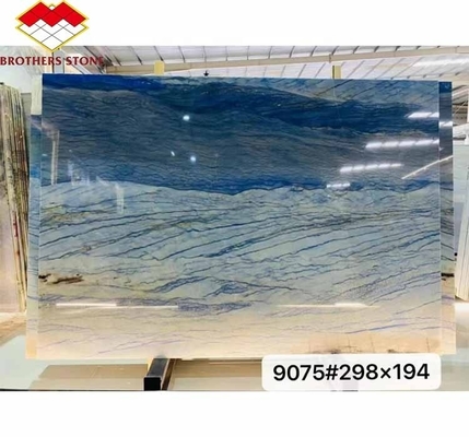 Direkt verkaufen Honed Azul Imperial Slab Blue Sky Quarzit Grand Skylight Marmorfliese