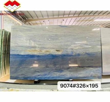 Direkt verkaufen Honed Azul Imperial Slab Blue Sky Quarzit Grand Skylight Marmorfliese