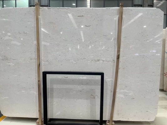 Yunfu Mondlicht Beige Marmor Perlatino Große Platte für moderne Küchenwand und Bodenfliesen