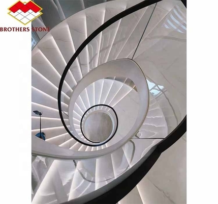 Foshan Custom Moderne geschliffene Marmor große Platte Schnitt nach Größe Treppe für Haus Innenarchitektur