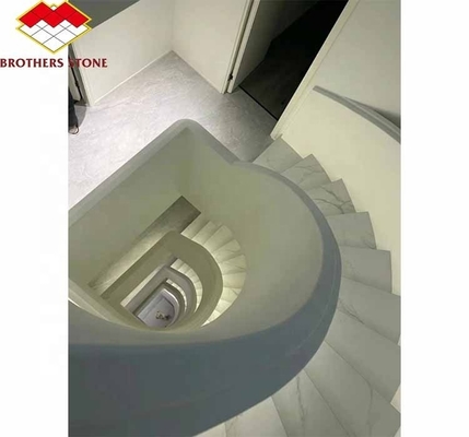 Foshan Custom Moderne geschliffene Marmor große Platte Schnitt nach Größe Treppe für Haus Innenarchitektur