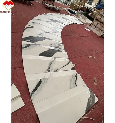 Innenwaschbecken Komponente Schiebefeste Sintersteinspirale Treppe mit Matt/Honed Finish