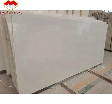 Custom Modern White Onyx Marmorplatte für Treppe Esstisch Kamin Herd Stein