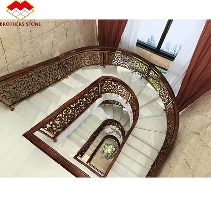 Custom Modern White Onyx Marmorplatte für Treppe Esstisch Kamin Herd Stein