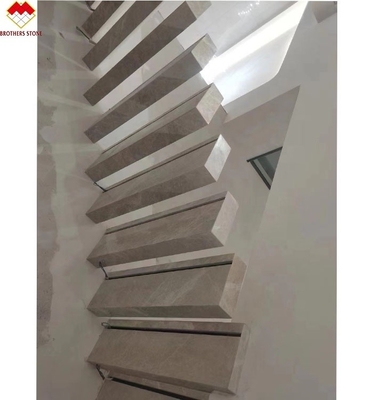 15 18mm Grau Marmor Spirale Treppen für moderne Häuser und einfache Installation