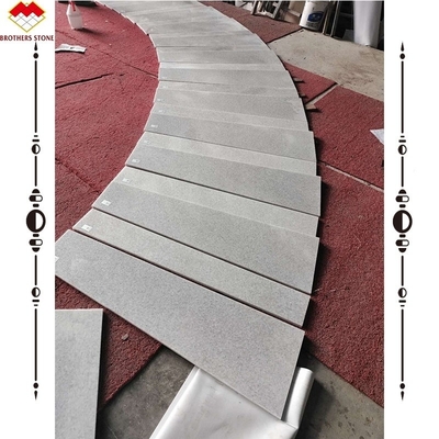 ODM/OEM kundenspezifische Marmor-Kristall-Weiß für Treppen-Dreh Onyx-Marmor-Treppe in Foshan