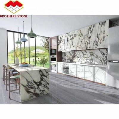 Dekorative Wandplatten aus geschliffenem Viola-Marmor Ein atemberaubender Fokuspunkt für Innenräume