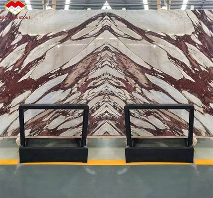 Dekorative Wandplatten aus geschliffenem Viola-Marmor Ein atemberaubender Fokuspunkt für Innenräume