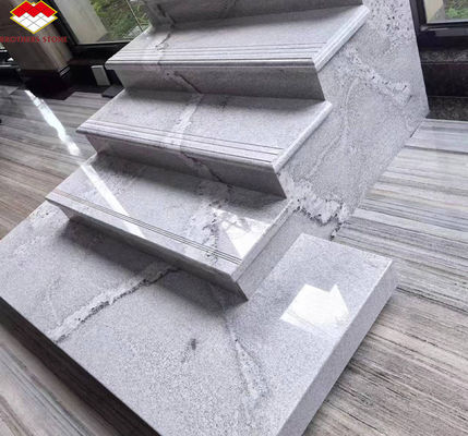 Moderne Calacatta-Weißgranitplatten für Treppen, Treppen und Wandgestaltung