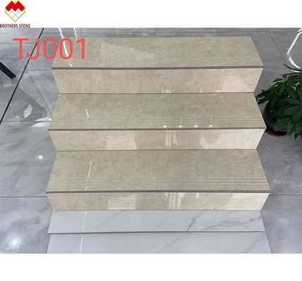Verglasete, polierte Keramikfußbodenfliesen Billige Preise Vollkörper 1200*470mm Porzellan Treppenfliesen in China