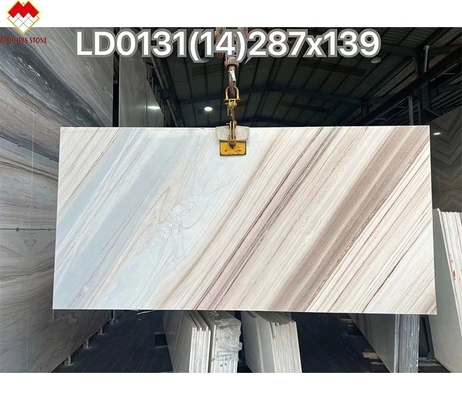 Palissandro Blauer Marmor-Tisch Ober moderner Esstisch mit Zeichnung und 180*90cm Größe