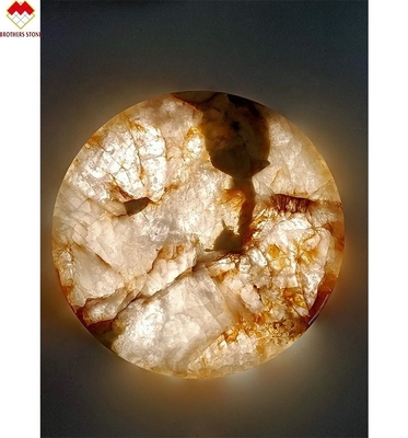 Poleriertes Geschirr mit 18 20mm Lumi Stone Onyx Mat Teetränen und Onyx Marmor-Underwände