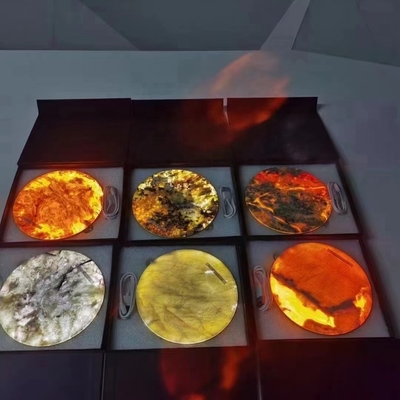 Modernes Design Lichtstrom durchsichtige Quarz-Steinbecken für Teetippchen