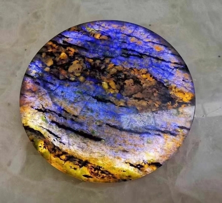 Modernes Design Teetasse Tischgeschirr mit Lumi Stone Onyx Mat Hintergrundbeleuchtung Onyx Marmor-Coasters