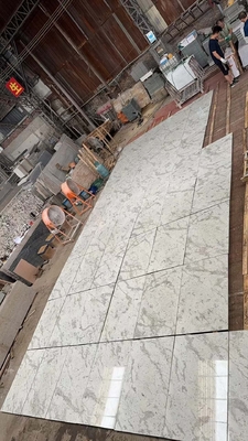 Brasilianische Andromeda Weißgranitplatten für Arbeitsplatten Wände Treppen beliebte Wahl