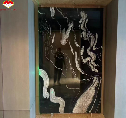 Hotelpolierte Schwarze Tinte Impression Marmor Naturstein Badewanne für das Haus Badezimmer