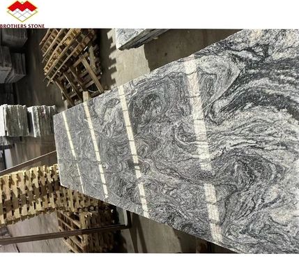 Natürliche Phantasie Dunkelgrau Granitplatte für Treppen und Böden