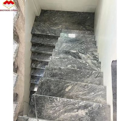 Natürliche Phantasie Dunkelgrau Granitplatte für Treppen und Böden