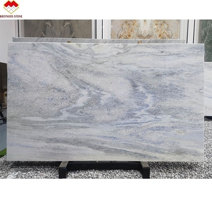 Fantasy Blau Marmor Vanity Top Arbeitsplatten OEM Custom Blau Kristall Quarz Stein