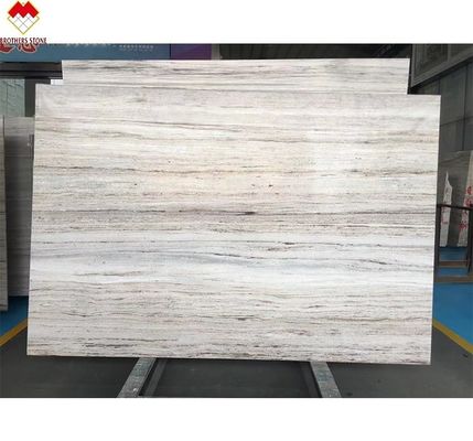 Weiße Holz aussehen Marmorfliesen Treppe Anti-Rutsch folgen Adern weiß graue Adern Marmorfliesen Treppe