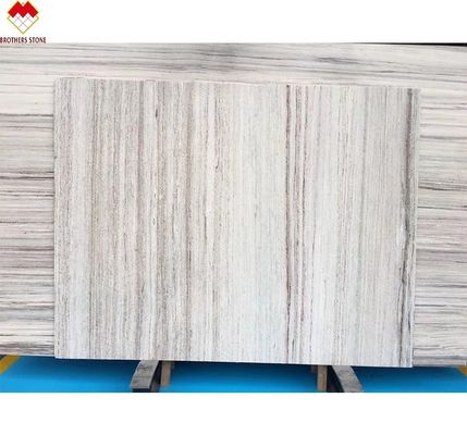 Weiße Holz aussehen Marmorfliesen Treppe Anti-Rutsch folgen Adern weiß graue Adern Marmorfliesen Treppe