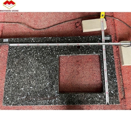 Moderne Blaugranit-Steinplatten Preise für Naturblaue Perle Arbeitsplatten Sanierung